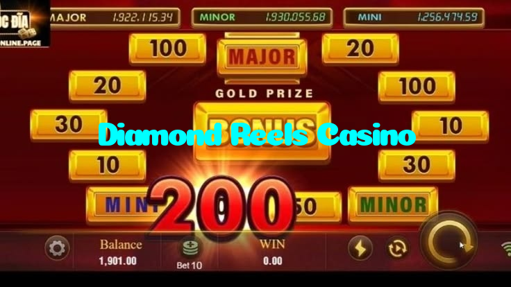 Diamond Reels Casino casino presented on mobile device in Pakistan with slots and live games